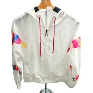 No Boundaries zip up hoodie windbreaker jacket